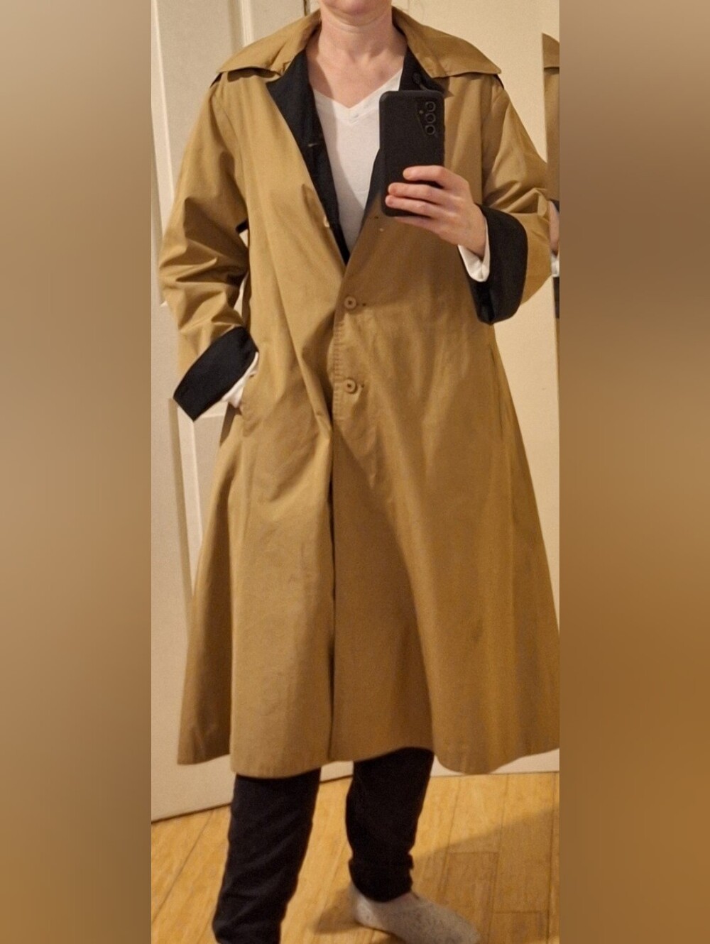 REVERSIBLE Trench Coat